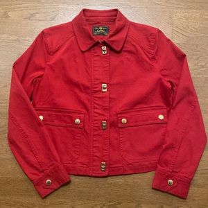Women’s Ralph Lauren Red Jean Jacket